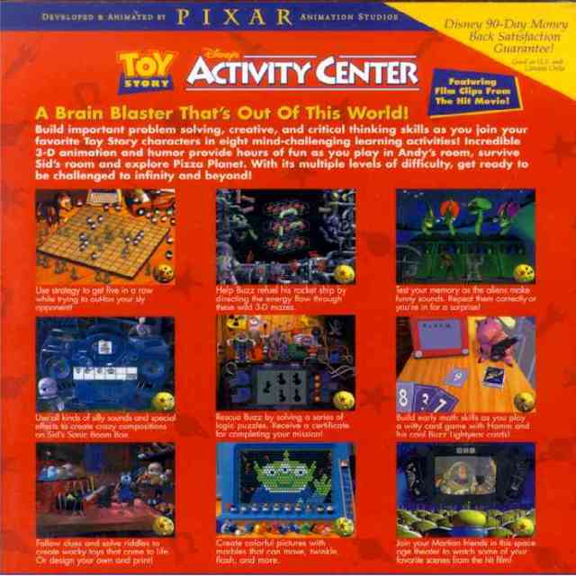 Disney's Toy Story Activity Center — box-2D-back (WOR)