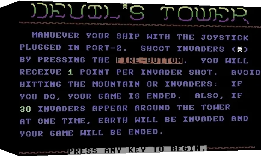 Devil's Tower — box-3D (WOR)