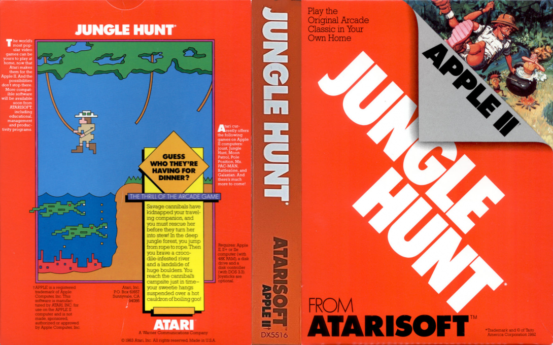 Jungle Hunt — box-texture (US)