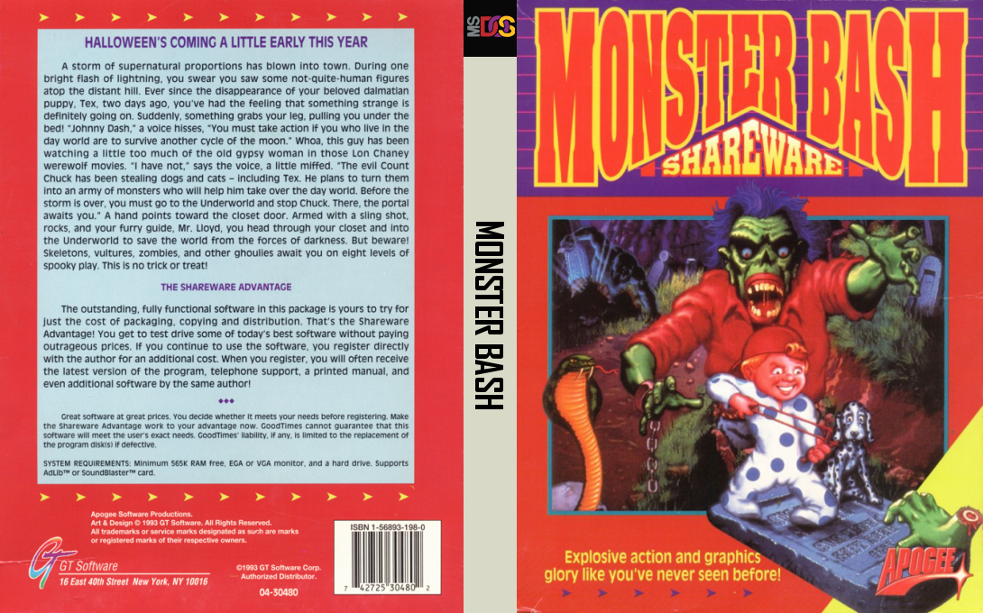 Monster Bash — box-texture (US)