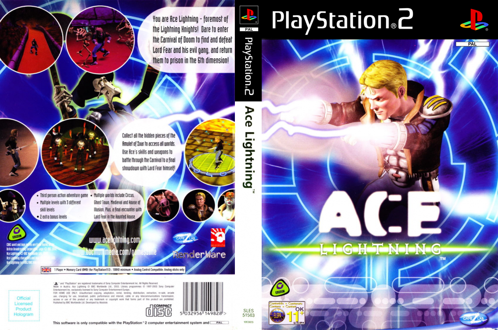 Ace Lightning — box-texture (EU)