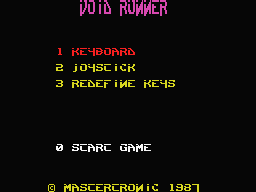 Void Runner — sstitle (WOR)