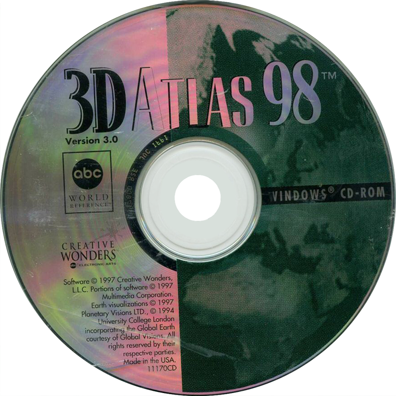 3D Atlas '98 — support-2D (US)