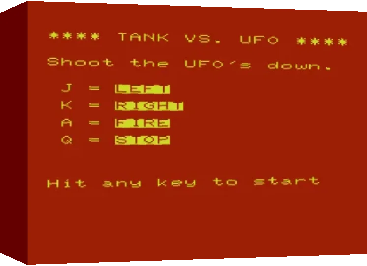Tank vs Ufo — box-3D (WOR)