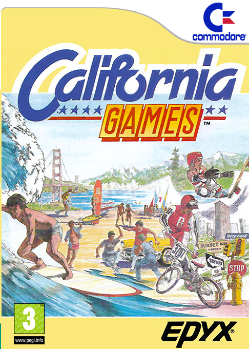 California Games — box-2D (EU)