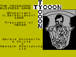 Tycoon, The Crossword Business Game — sstitle (WOR)