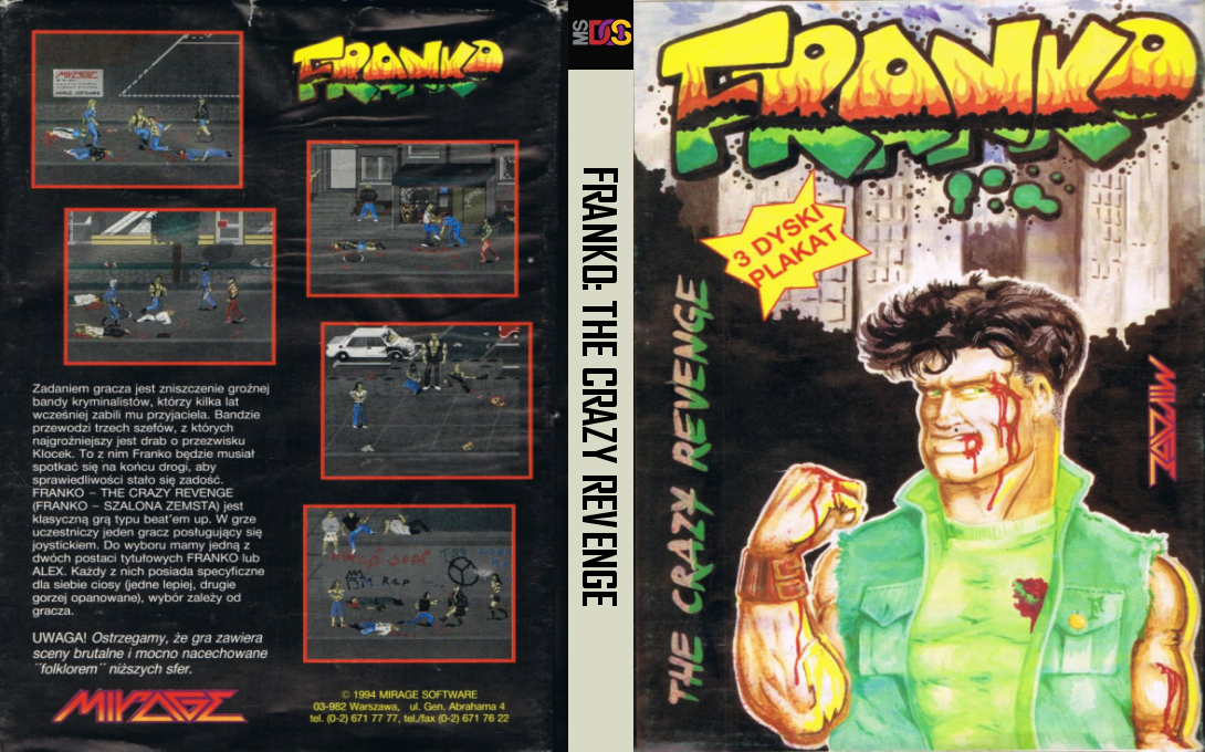 Franko - The Crazy Revenge — box-texture (EU)