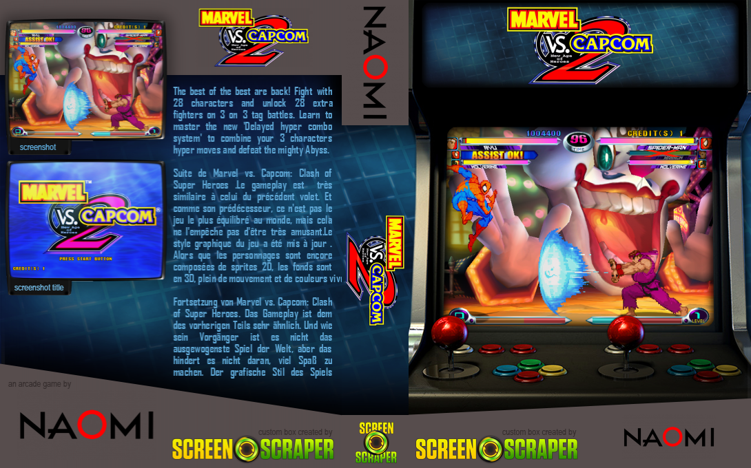 Marvel vs. Capcom 2: New Age of Heroes — box-texture (SS)