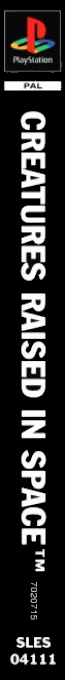 Creatures - Raised in Space — box-2D-side (FR)