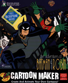 The Adventures of Batman & Robin Cartoon Maker box art