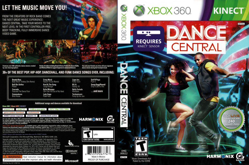 Dance Central — box-texture (US)