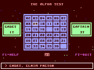 The Alpha Test — ss (WOR)