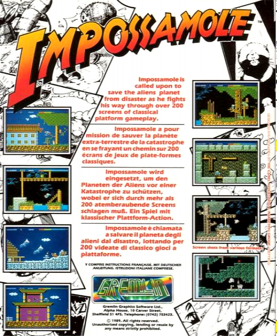 Impossamole — box-2D-back (EU)