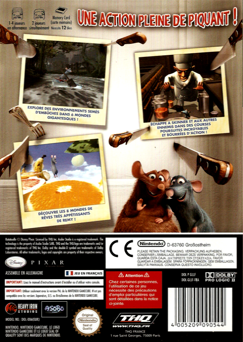 Disney-Pixar Ratatouille — box-2D-back (FR)
