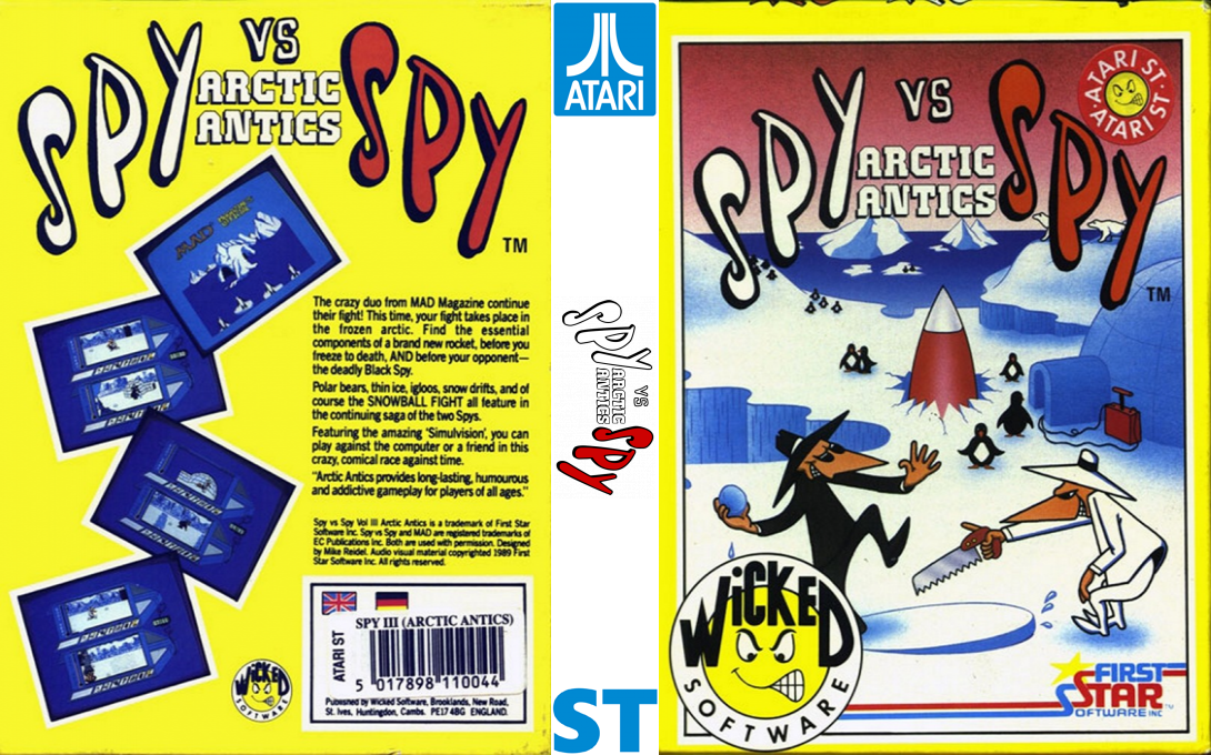 Spy vs Spy - Arctic Antics — box-texture (EU)