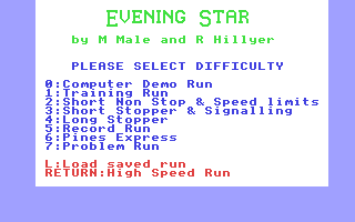 Evening Star — sstitle (EU)