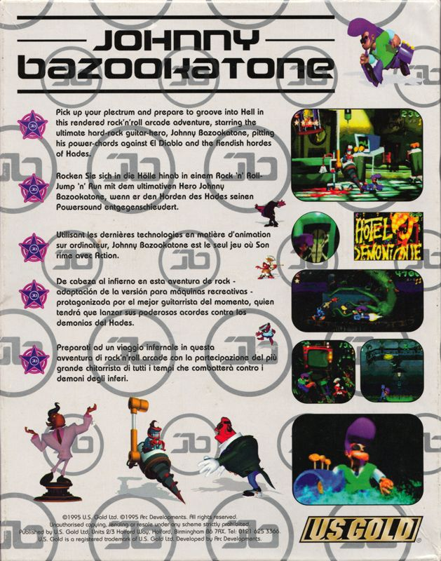Johnny Bazookatone — box-2D-back (EU)