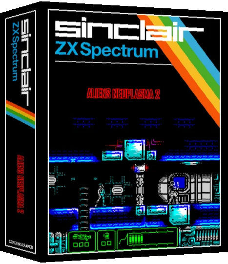Aliens : Neoplasma II — box-3D (SS)