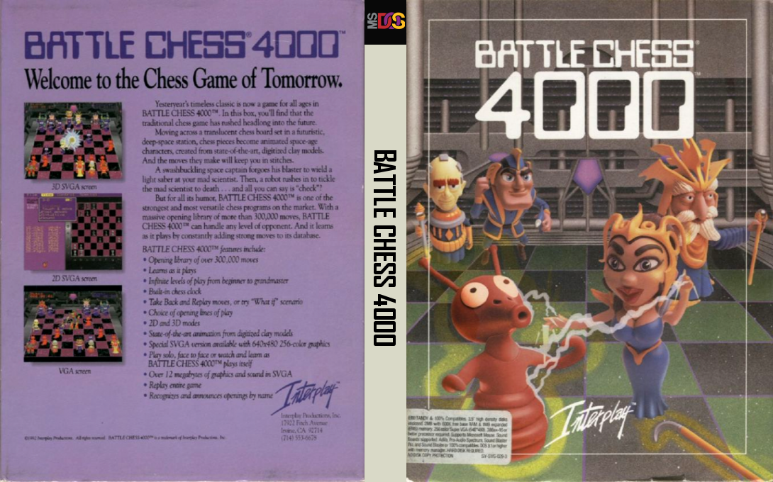 Battle Chess 4000 — box-texture (US)