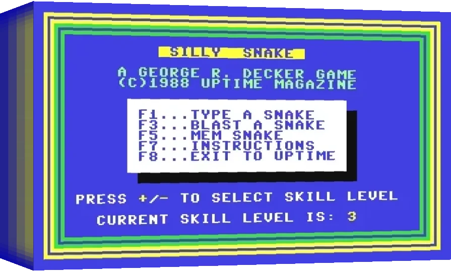 Silly Snake — box-3D (WOR)