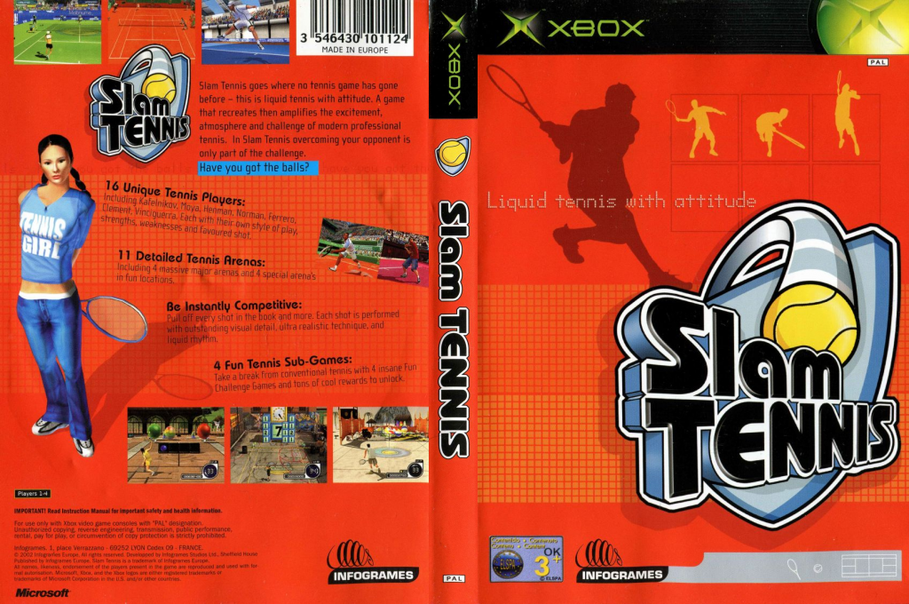 Slam Tennis — box-texture (EU)