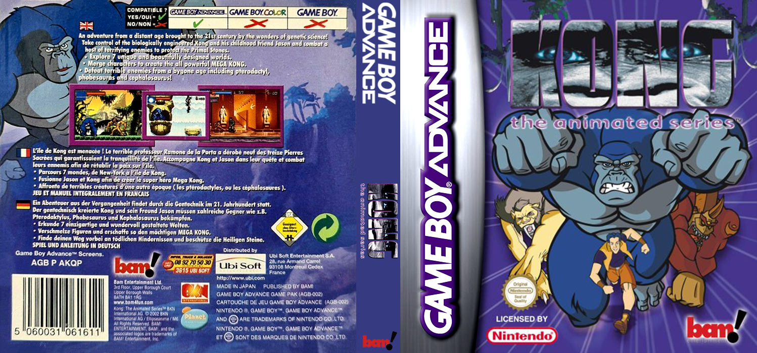 Kong - The Animated Series — box-texture (EU)