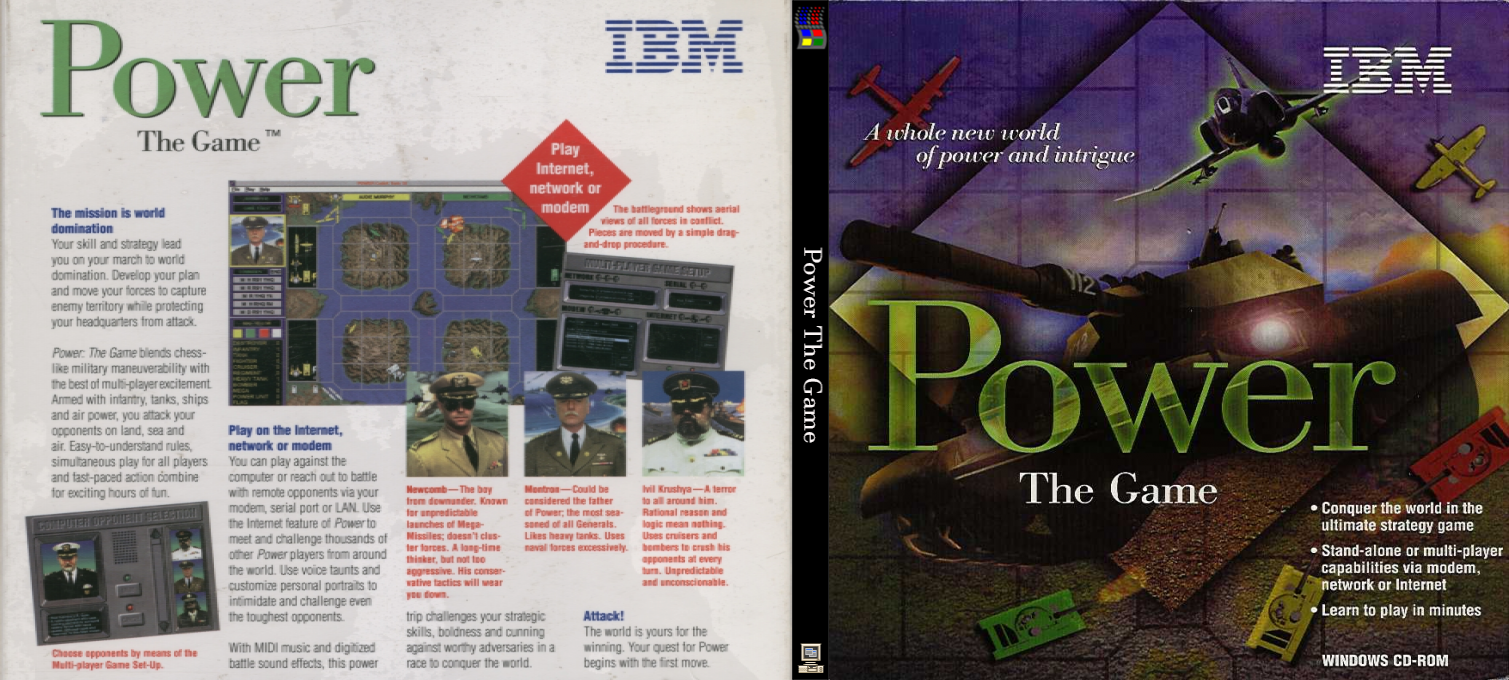 Power: The Game — box-texture (CUS)