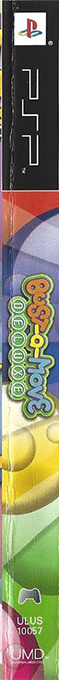 Ultra Puzzle Bobble Pocket — box-2D-side (US)