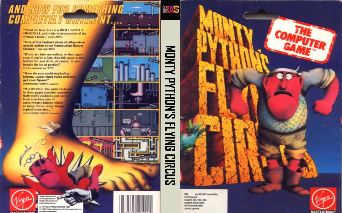 Monty Python's Flying Circus — box-texture (US)