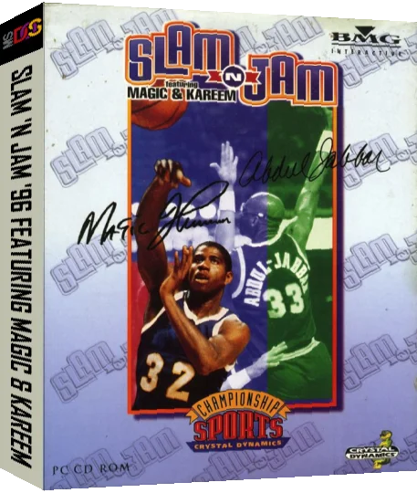 Slam 'n Jam '96 Featuring Magic N Kareem — box-3D (EU)