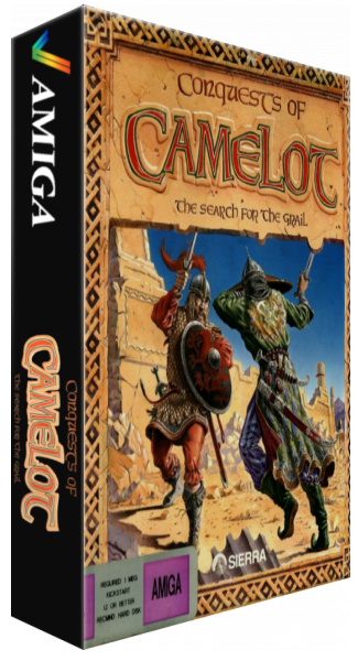 Conquests of Camelot - The Search for the Grail — box-3D (US)