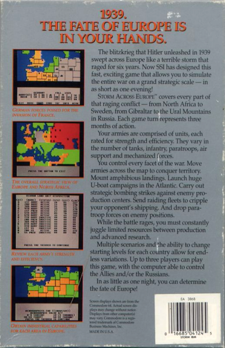 Storm Across Europe — box-2D-back (US)