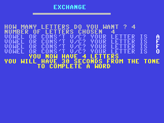 Exchange — ss (WOR)