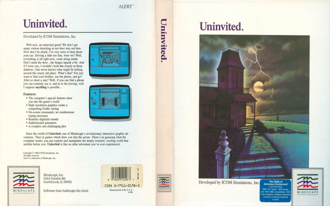 Uninvited — box-texture (US)