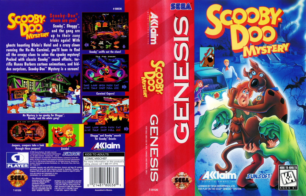 Scooby-doo Mystery — box-texture (US)