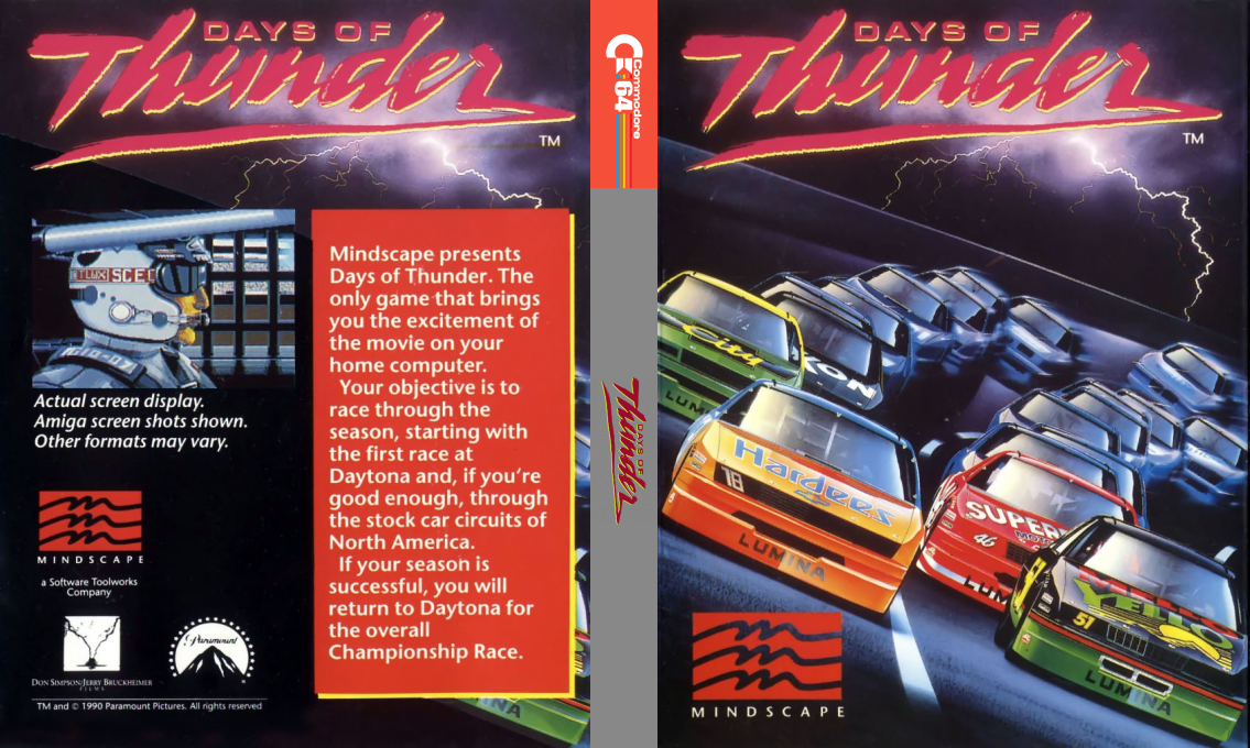 Days Of Thunder — box-texture (EU)