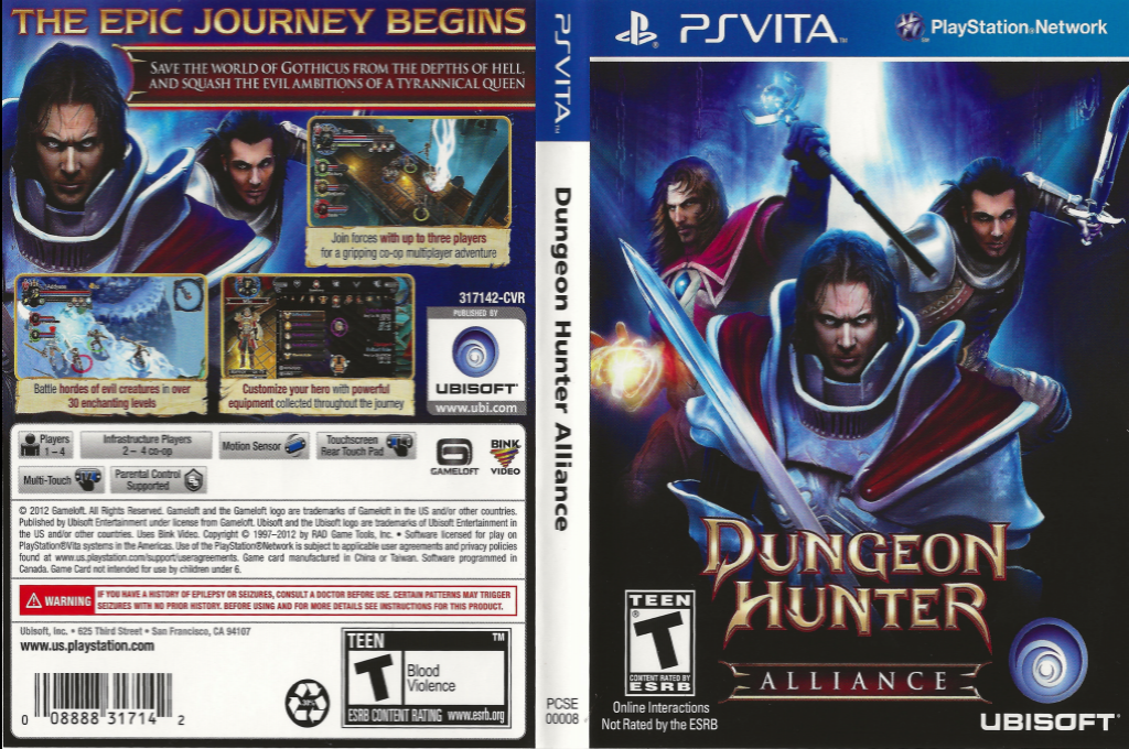 Dungeon Hunter Alliance — box-texture (US)