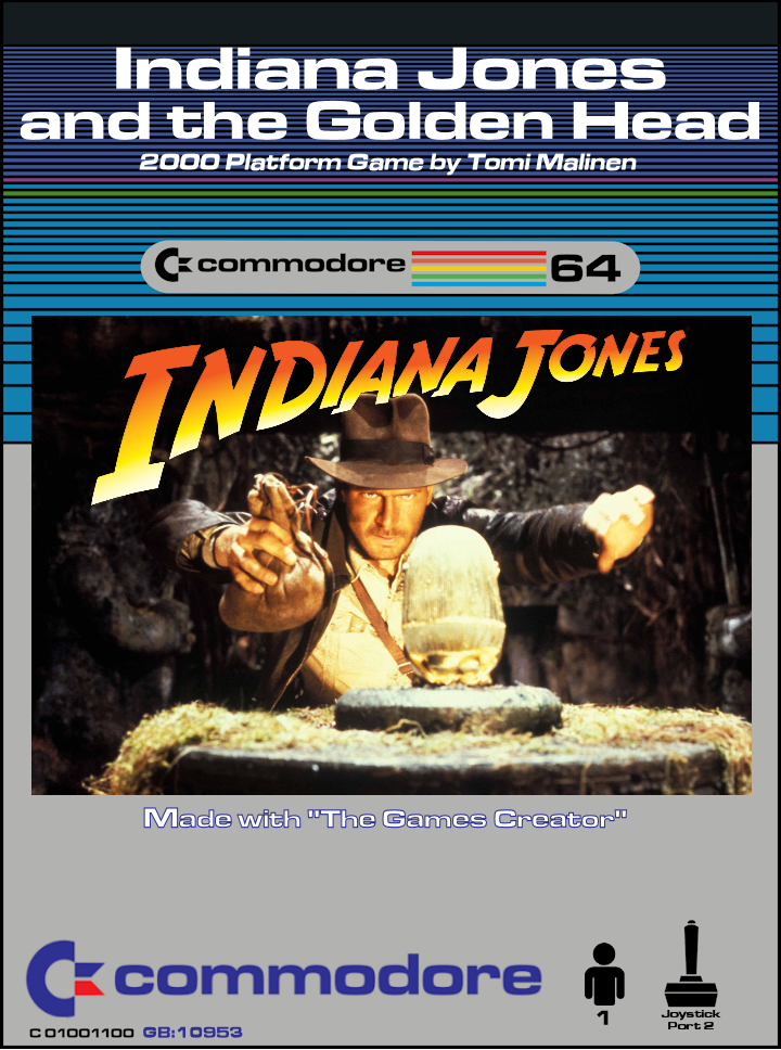Indiana Jones and the Golden Head box art
