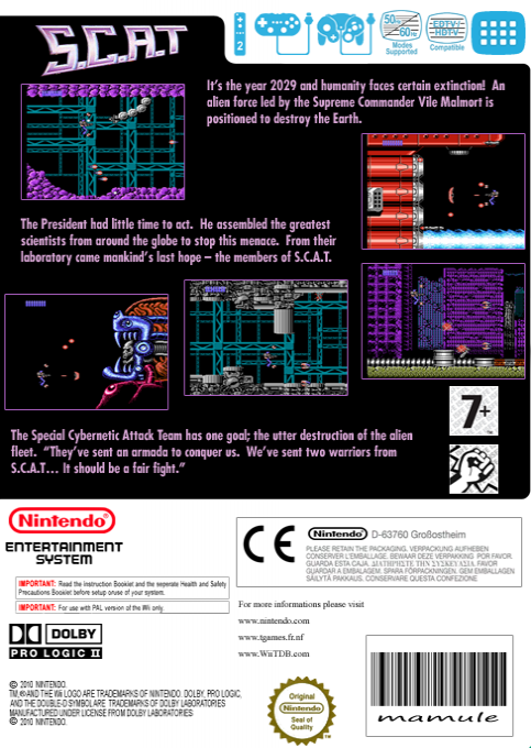 S.c.a.t. - Special Cybernetic Attack Team — box-2D-back (EU)