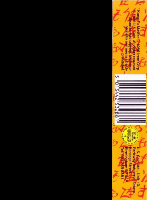 Kung-Fu Master — box-2D-back (EU)
