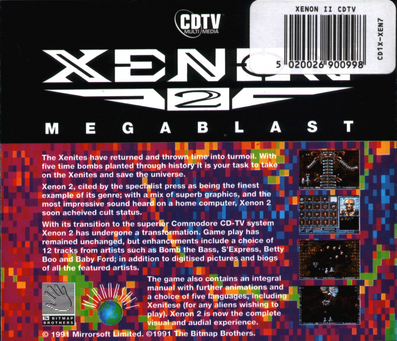 Xenon 2 - Megablast — box-2D-back (EU)