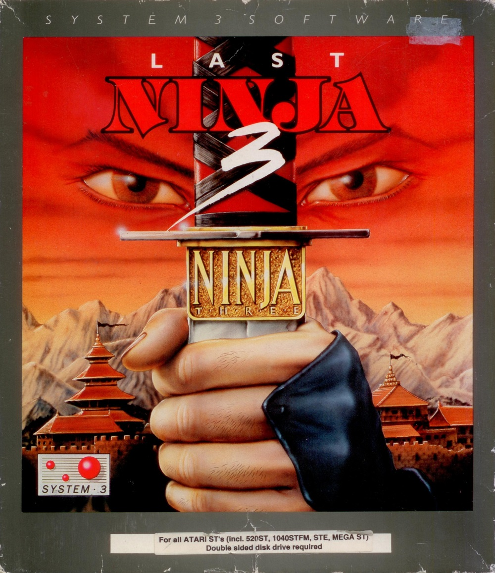 Last Ninja 3 box art