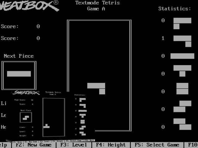 Textmode Tetris — mixrbv2 (WOR)
