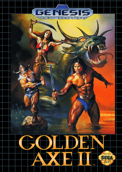 Golden Axe 2 box art