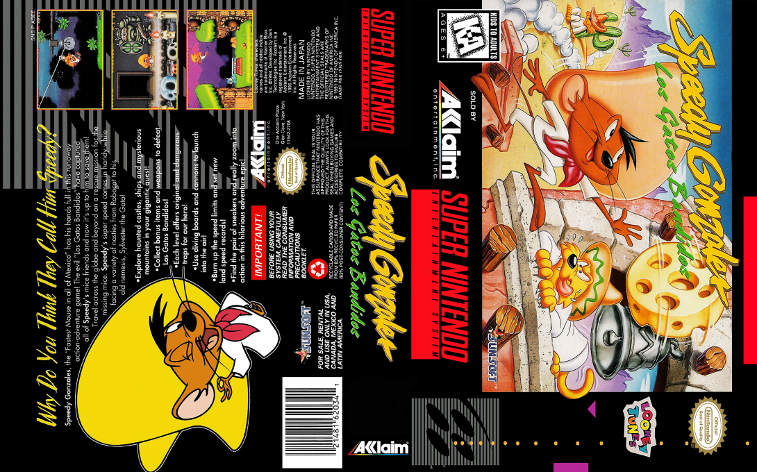 Speedy Gonzales In Los Gatos Bandidos — box-texture (US)