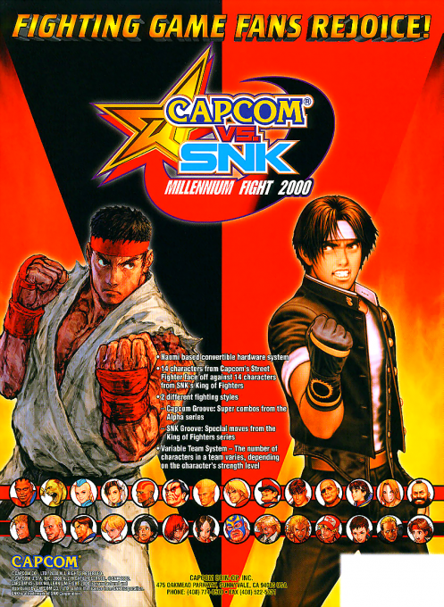 Capcom vs. SNK: Millennium Fight 2000 box art