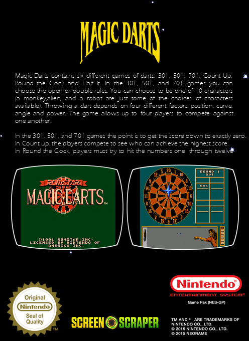 Magic Darts — box-2D-back (SS)