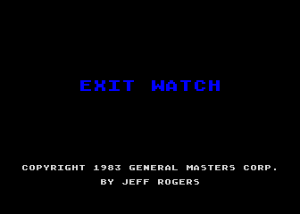 Exit Watch — sstitle (WOR)