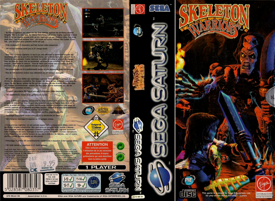 Skeleton Warriors — box-texture (EU)