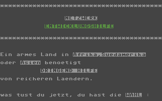 Entwicklungshilfe — sstitle (DE)